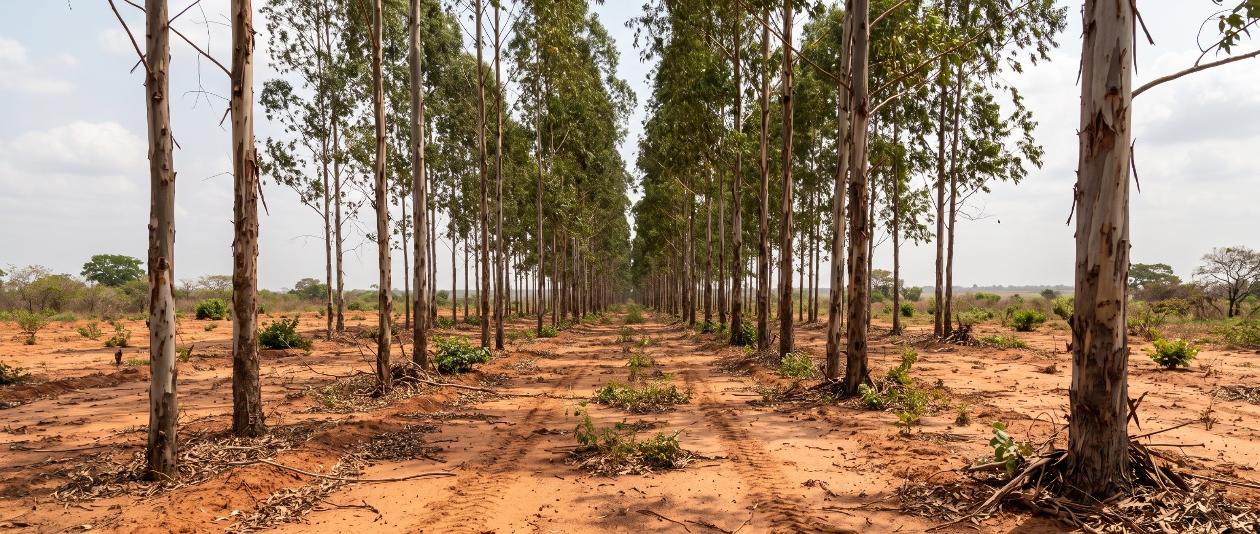 Plantación de eucalipto